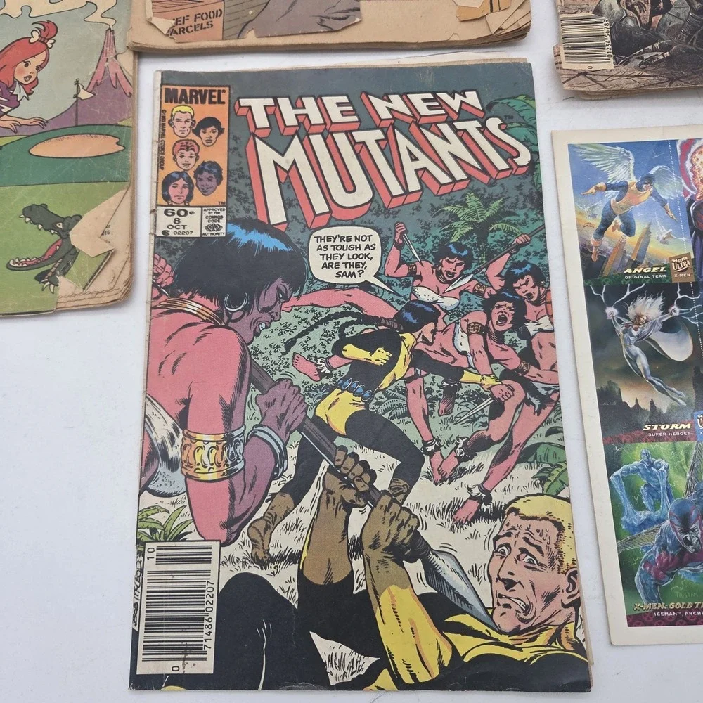 1994 Fleer Ultra X-men Marvel Mini Cards Uncut Promo Card Sheet W/ Misc Comics